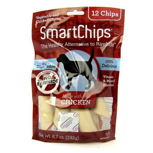 SmartBones SmartChips - Chicken & Vegetable Dog Chews - 3" Chips (12 Pack) - Giftscircle