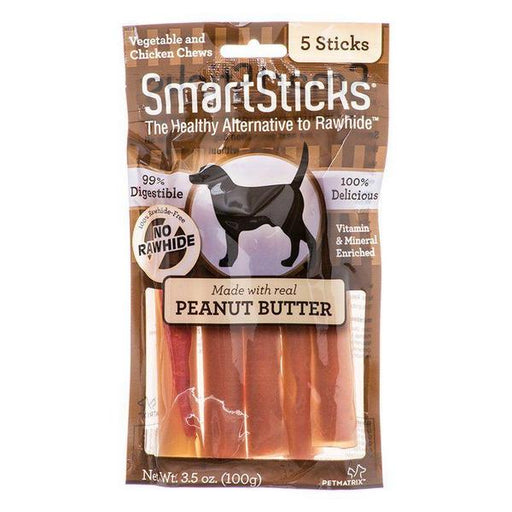SmartBones SmartSticks - Peanut Butter Flavor - 5 Sticks - Giftscircle