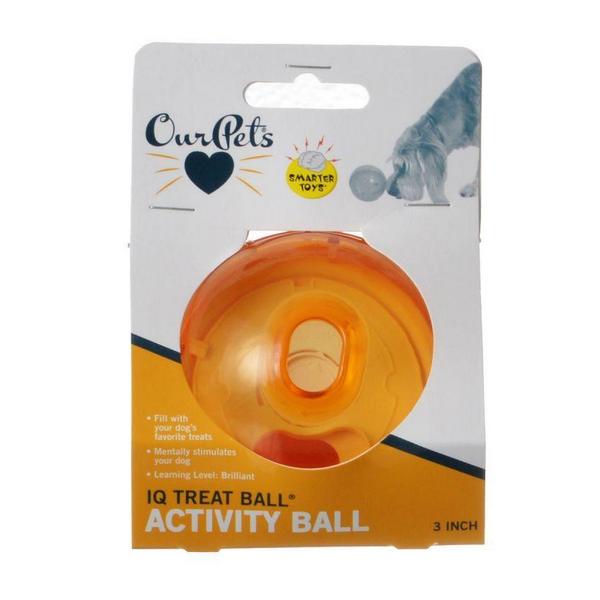 Smarter Toys IQ Treat Ball Toy - 3" Diameter Ball - Giftscircle
