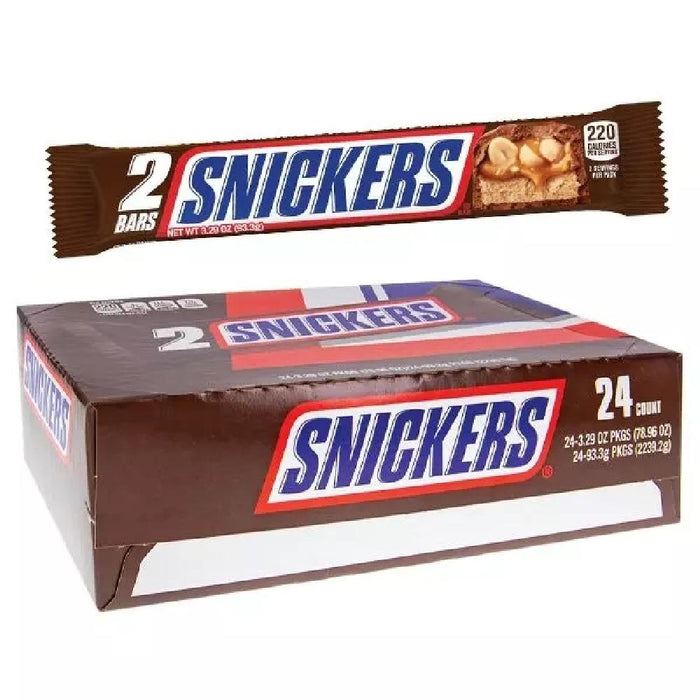 Snickers King Size Bars 24 Count Display - Giftscircle