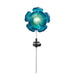 Solar Lighted Garden Stake - Blue Flower - Giftscircle