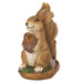 Solar-Powered Light-Up Squirrel Statue - Giftscircle