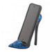 Sparkly High Heel Shoe Phone Holder - Blue - Giftscircle