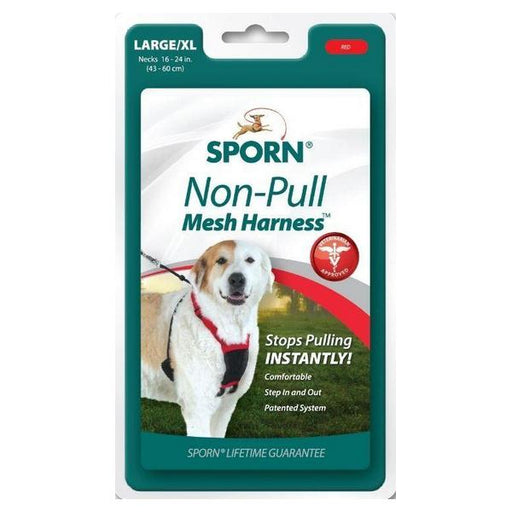 Sporn Non Pull Mesh Harness for Dogs - Black - Large/ X-Large - Giftscircle