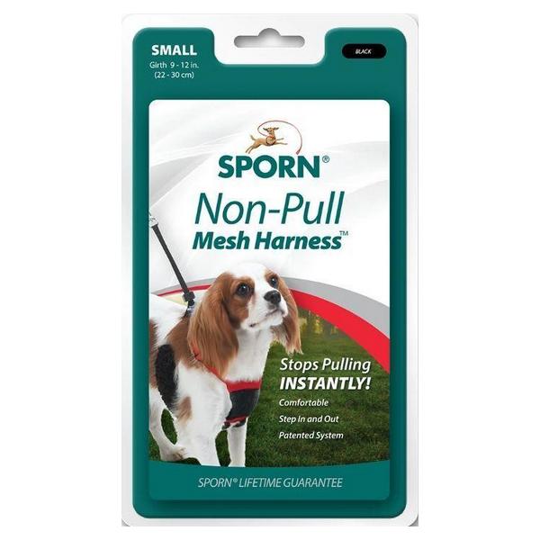 Sporn Non Pull Mesh Harness for Dogs - Black - Small - Giftscircle