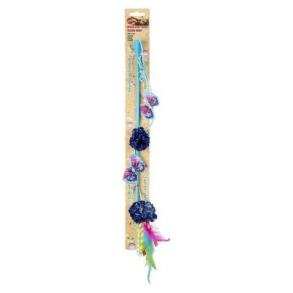 Spot Butterfly and Mylar Teaser Wand Cat Toy - Assorted Colors - 1 count - Giftscircle