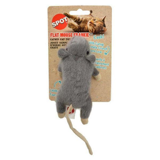 Spot Flat Mouse Frankie Catnip Toy - Assorted Colors - 1 Count (5.5" Long) - Giftscircle