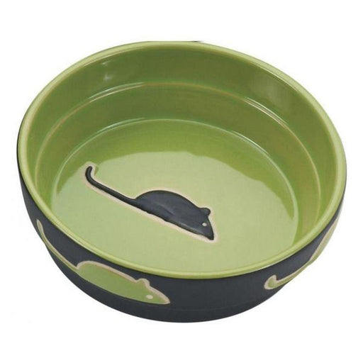 Spot Fresco Cat Dish - Green - 5" Diameter - Giftscircle