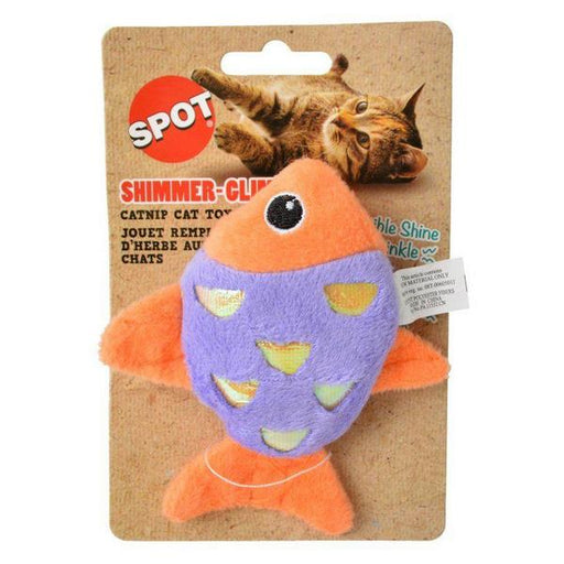 Spot Shimmer Glimmer Fish Catnip Toy - Assorted Colors - 1 Count - Giftscircle