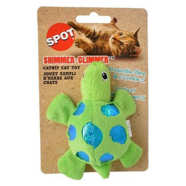 Spot Shimmer Glimmer Turtle Catnip Toy - Assorted Colors - 1 Count - Giftscircle