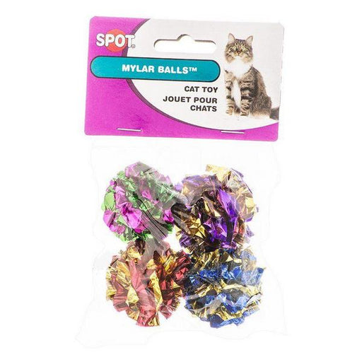 Spot Spotnips Mylar Balls Cat Toys - 4 Pack - Giftscircle