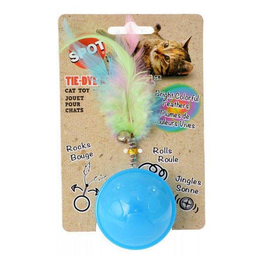Spot Tie Dye Roller Ball Cat Toy - Assorted Colors - 1 Count - Giftscircle