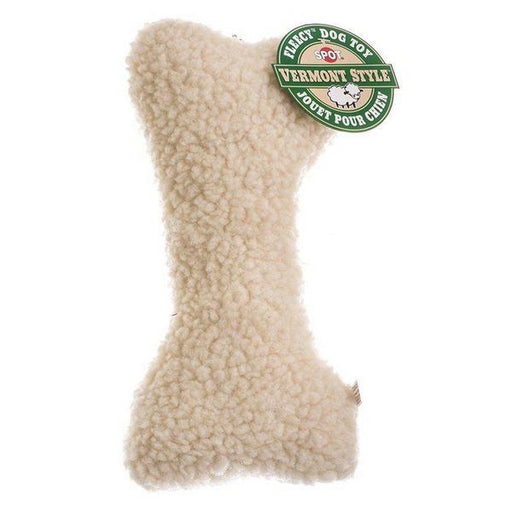 Spot Vermont Style Fleecy Bone Shaped Dog Toy - 12" Long - Giftscircle