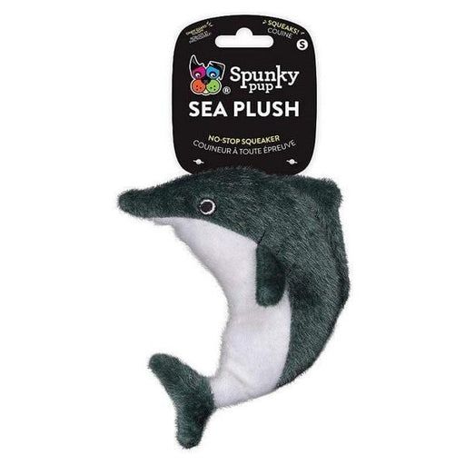 Spunky Pup Sea Plush Dolphin Dog Toy - Small - 1 count - Giftscircle