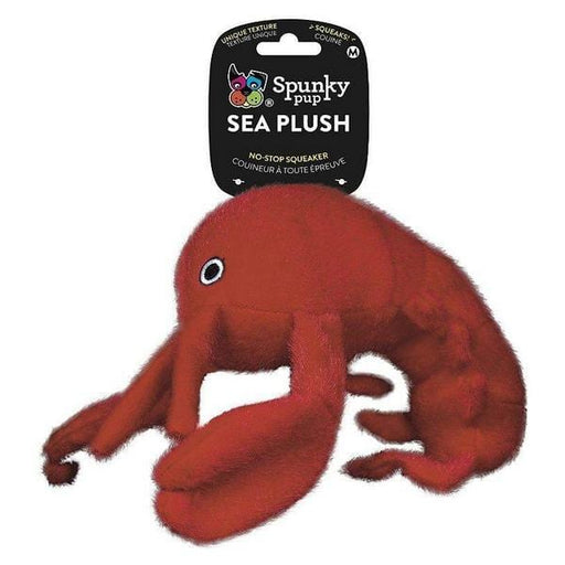 Spunky Pup Sea Plush Lobster Dog Toy - Medium - 1 count - Giftscircle