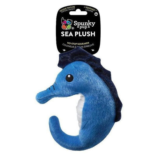 Spunky Pup Sea Plush Seahorse Dog Toy - Medium - 1 count - Giftscircle