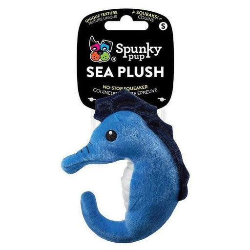 Spunky Pup Sea Plush Seahorse Dog Toy - Small - 1 count - Giftscircle