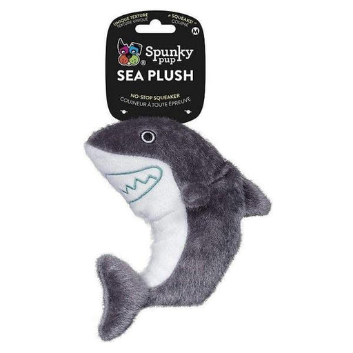 Spunky Pup Sea Plush Shark Dog Toy - Medium - 1 count - Giftscircle