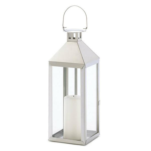 Stainless Steel Notches Lantern - 15 inches - Giftscircle