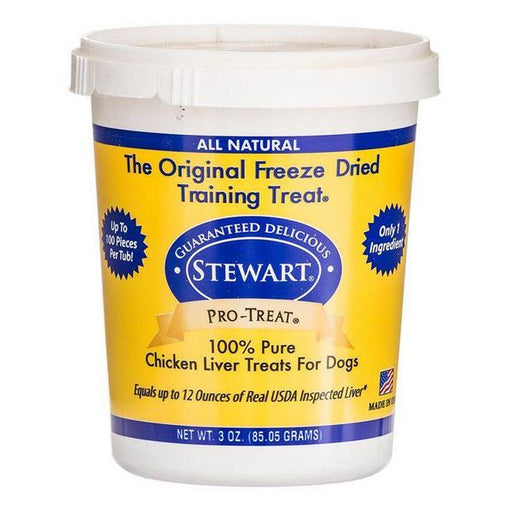 Stewart Pro-Treat 100% Freeze Dried Chicken Liver for Dogs - 3 oz - Giftscircle