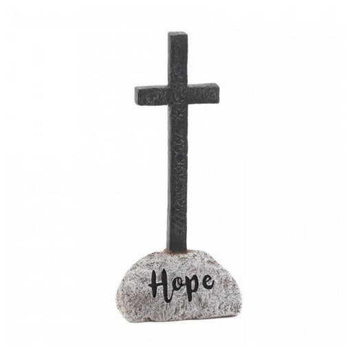 Stone and Cross Figurine - Hope - Giftscircle