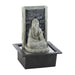 Stone-Look Buddha Lighted Tabletop Water Fountain - Giftscircle