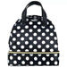 Tempamate Thermal Lunch Tote - Black and White Polka Dot - Giftscircle