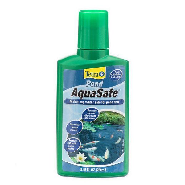 Tetra Pond Aquasafe Water Conditioner - 8.4 oz (Treats 1,250 Gallons) - Giftscircle
