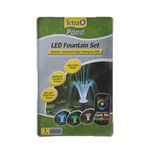 Tetra Pond LED Fountain Set with Remote Controlled Color-Changing LEDs - 1 Pack - Giftscircle