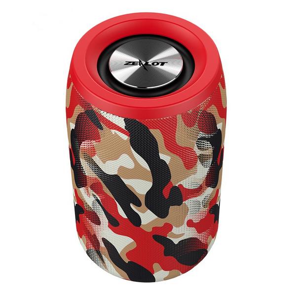 TG512 Stereo Portable Wireless Bluetooth Speakers - Camouflage Red - Giftscircle