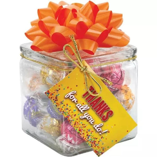 Thank You Candy Cube Gift Sets - Assorted Lindt Lindor Truffles - Giftscircle