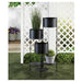 Three-Tier Matte Black Metal Plant Stand - Giftscircle