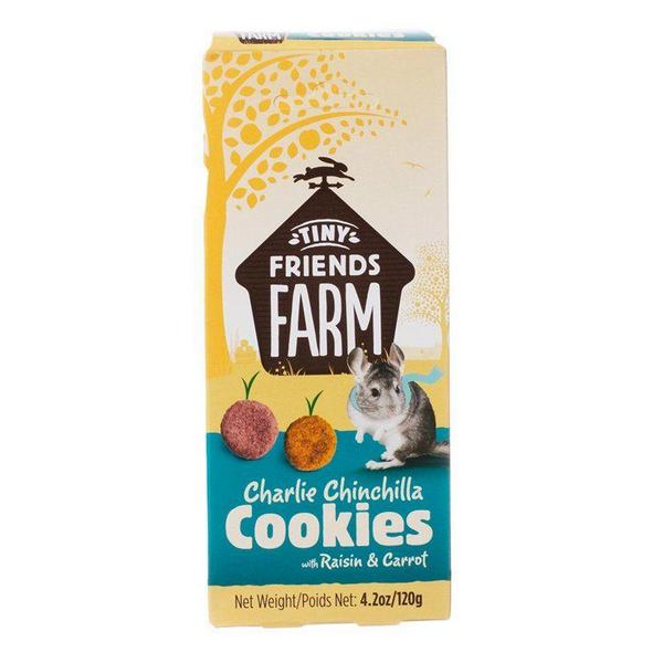 Tiny Friends Farm Charlie Chinchilla Cookies with Raisin & Carrot - 4.2 oz - Giftscircle
