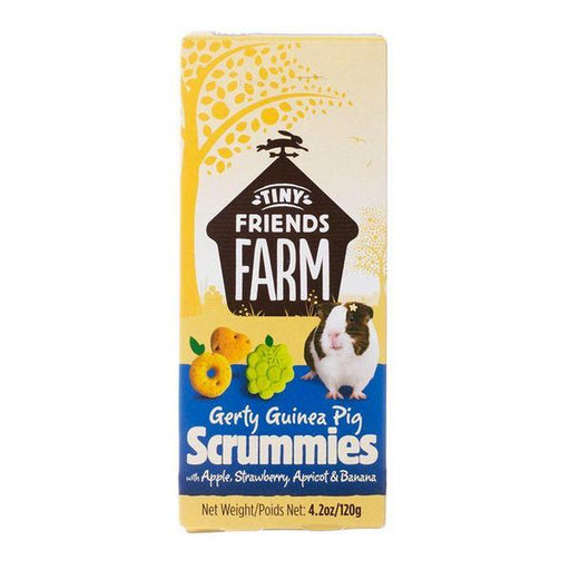 Tiny Friends Farm Gerty Guinea Pig Scrummies with Apple, Strawberry, Apricot & Banana - 4.2 oz - Giftscircle