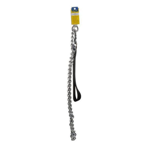 Titan Chain Lead with Nylon Handle - Black - X-Heavy Chain - 48" Long - Giftscircle