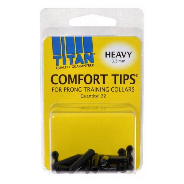 Titan Comfort Tips for Prong Training Collars - Heavy (3.3 mm) - 22 Count - Giftscircle