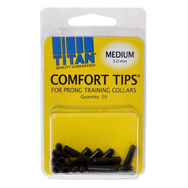 Titan Comfort Tips for Prong Training Collars - Medium (3.0 mm) - 20 Count - Giftscircle