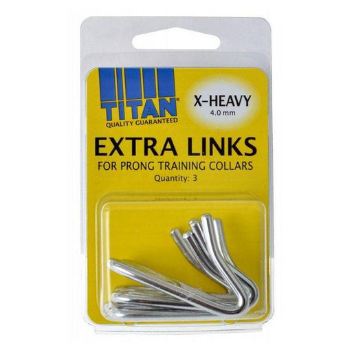 Titan Extra Links for Prong Training Collars - X-Heavy (4.0 mm) - 3 Count - Giftscircle