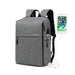 Travel Laptop Backpack Water Resistant Anti-Theft Bag with USB Charging Port and Lock - Grey - Giftscircle