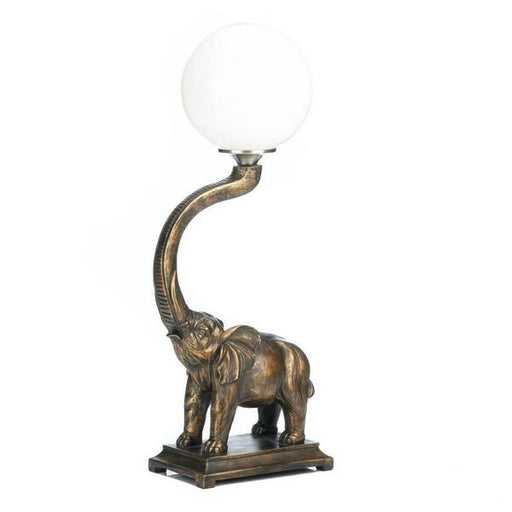 Trumpeting Elephant Globe Accent Lamp - Giftscircle