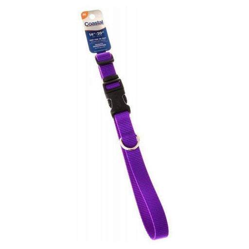 Tuff Collar Nylon Adjustable Collar - Purple - 14"-20" Long x 5/8" Wide - Giftscircle