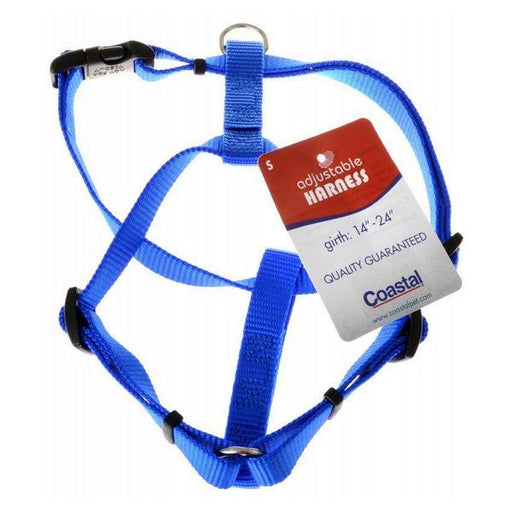 Tuff Collar Nylon Adjustable Harness - Blue - Small (Girth Size 14"-24") - Giftscircle