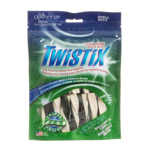 Twistix Wheat Free Dental Dog Treats - Vanilla Mint Flavor - Small - For Dogs 10-30 lbs - (5.5 oz) - Giftscircle