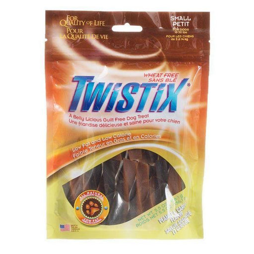 Twistix Wheat Free Dog Treats - Peanut Butter & Carob Flavor - Small - For Dogs 10-30 lbs - (5.5 oz) - Giftscircle
