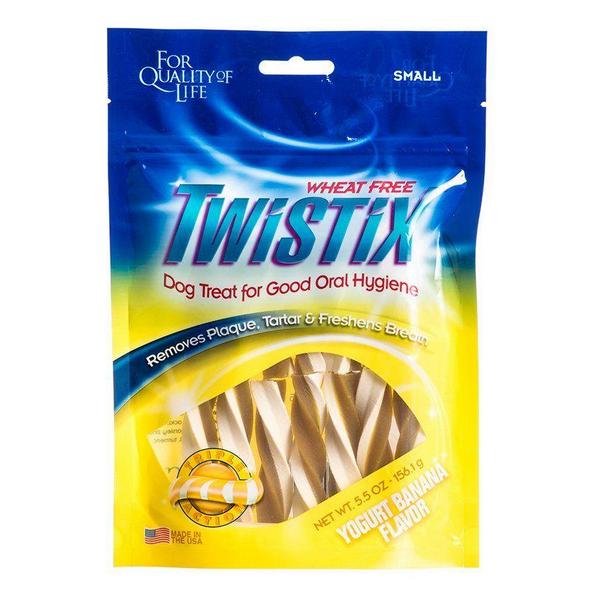 Twistix Wheat-Free Yogurt & Banana Dental Dog Treats - Small (5.5 oz) - Giftscircle