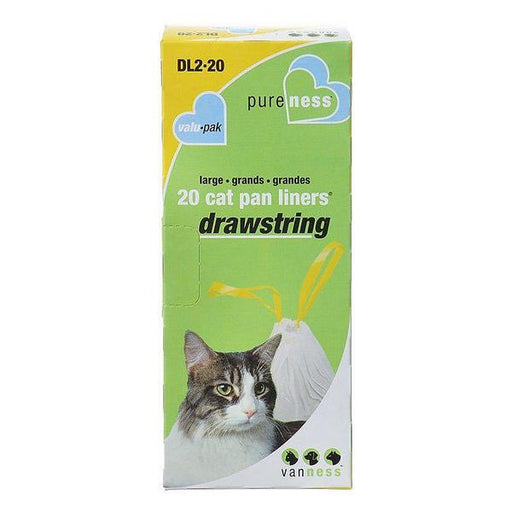 Van Ness Drawstring Cat Pan Liners - Large (20 Pack) - Giftscircle