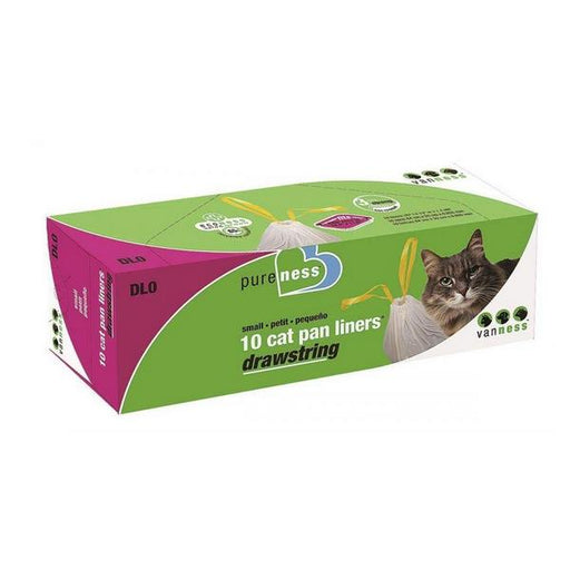 Van Ness Drawstring Cat Pan Liners - Small (10 Pack) - Giftscircle