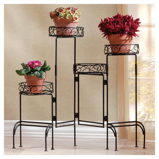 Versatile Foldable 4-Level Plant Stand - Giftscircle