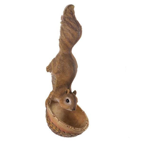 Vertical Squirrel Sculpture Bird Feeder - Giftscircle