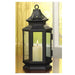 Victorian Style Black Candle Lantern - 8 inches - Giftscircle